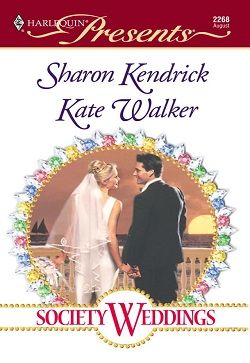 Society Weddings by Sharon Kendrick